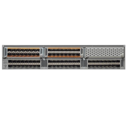 N5K-C5596T-FA - Commutateur de la série Cisco Nexus 5000 Nexus 5596T châssis 2RU avec 2PS/4Fans 32x10GT/16xSFP+ Ports fixes N5K-C5596T-FA