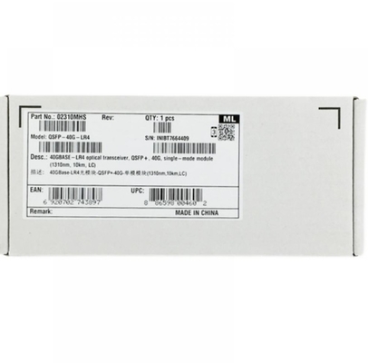 QSFP-40G-SR4 Transcepteur optique Huawei Module de transcepteur QSFP-40G-SR4 QSFP avec connecteur MPO