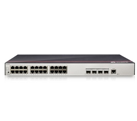 S1730S-S24P4S-A1 Huawei S1730S-S24P4S-A (24 ports Ethernet 10/100/1000BASE-T 4 gigabits SFP, PoE+, alimentation en courant alternatif)