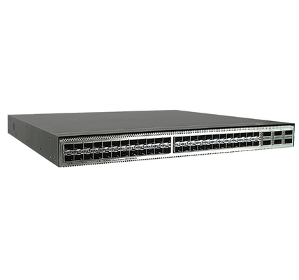 CE6863E-48S6CQ-F Huawei CloudEngine 6800 48*25G SFP28, 6*100G QSFP28, 2* alimentation en courant alternatif, sortie d'air côté port