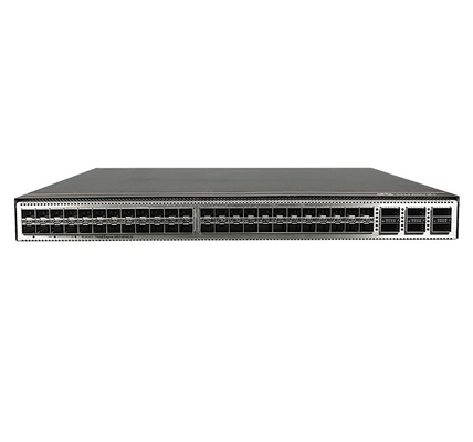 CE6863E-48S6CQ-F Huawei CloudEngine 6800 48*25G SFP28, 6*100G QSFP28, 2* alimentation en courant alternatif, sortie d'air côté port
