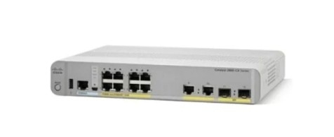 WS-C2960CX-8PC-L 8 ports Ethernet Gigabit 8 sorties PoE + 124W PoE Budget 2 1G SFP et 2 1G Uplinks en cuivre