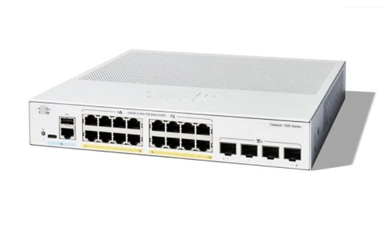 Cisco C1300-16P-4X 16x 10/100/1000 Ports Ports PoE + avec un budget de puissance de 120W 4x 10 Gigabit SFP + monté sur un rack