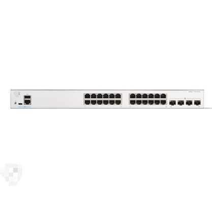 Cisco C1300-24P-4X Ports PoE+ 24x 10/100/1000 avec un budget électrique de 195 W 4x 10 Gigabit SFP+ monté sur rack