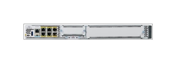 C8300-1N1S-4T2X - Cisco Catalyst 8300 Série Plateformes de bord Série C8300 1RU w/ 10G WAN (1 fente SM et 1 fente NIM, et 2 ports Ethernet 10 Gigabit et 4 ports Ethernet 1 Gigabit)
