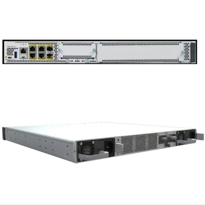 C8300-1N1S-4T2X - Cisco Catalyst 8300 Série Plateformes de bord Série C8300 1RU w/ 10G WAN (1 fente SM et 1 fente NIM, et 2 ports Ethernet 10 Gigabit et 4 ports Ethernet 1 Gigabit)