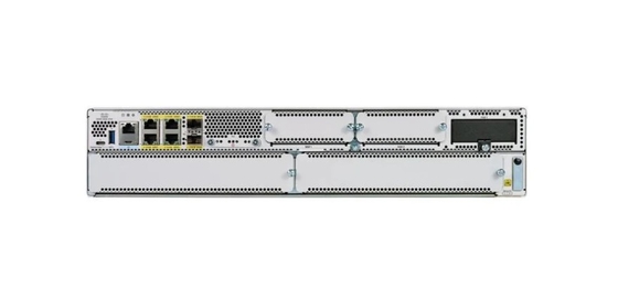 C8300-1N1S-4T2X - Cisco Catalyst 8300 Série Plateformes de bord Série C8300 1RU w/ 10G WAN (1 fente SM et 1 fente NIM, et 2 ports Ethernet 10 Gigabit et 4 ports Ethernet 1 Gigabit)