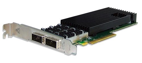 PE340G2QI71 Fibre à double port 40 Gigabit Ethernet Adaptateur serveur PCI Express Silicom