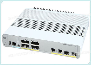 WS-C2960CX-8PC-L Cisco Ethernet Network Switch Cisco Catalyst 2960-CX 8 Ports PoE LAN Base équipée de 8 ports Gigabit Ethernet POE + avec 2 x 1 Gigabit de cuivre et 2 x 1 Gigabit SFP uplinks