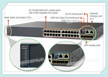 WS-C2960X-24PS-L Commutateur Ethernet Cisco Gigabit 24 Ports 512mb Avec 370 Watt Poe