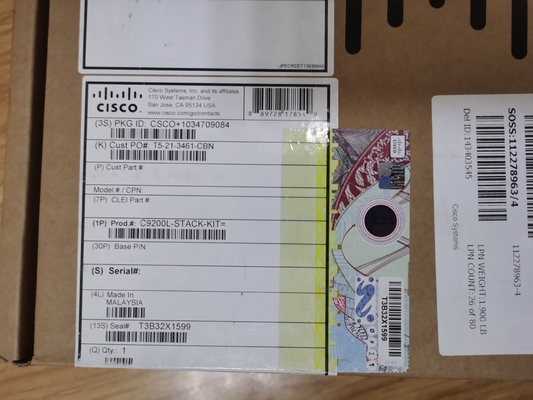 Module d'empilage réseau Cisco C9200L-STACK-KIT pour Catalyst 9200L