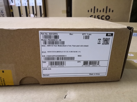 Module d'alimentation CA Huawei PAC600S12-CB 600W pour commutateurs S6000