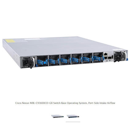 N9K-C93600CD-GX   Commutateur Nexus 9316D Spine et Leaf avec 28 ports QSFP28 100/40G et 8 ports QSFP-DD 400/100G