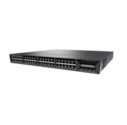 WS-C3650-48FS-S Cisco Catalyst 3650 48 * Ports Ethernet 10/100/1000 - PoE complet - 4 x liaisons montantes 1G - Commutation de couche 3 - IP Base - géré