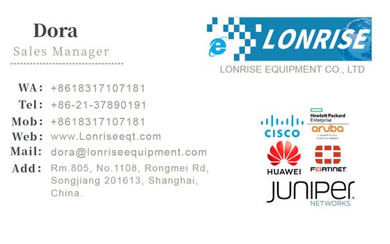 Commutateur Huawei CE5855-48T4YS avec 48 * GE RJ45, 4 * 10GE SFP, ventilateurs intégrés, prise côté port, sans modules d'alimentation