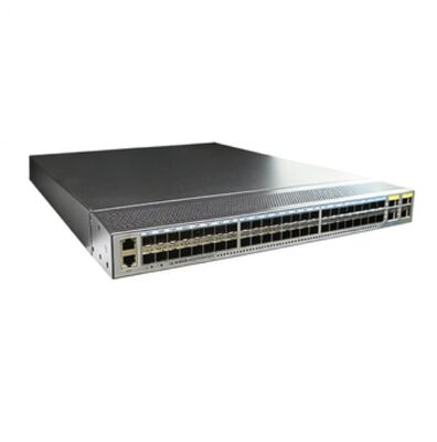CE6875-48S4CQ-EI，48 ports SFP+ 10GE, 4 ports QSFP28 100GE ou 4 ports QSFP+ 40GE.