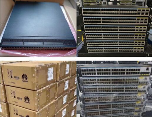 CE6875-48S4CQ-EI，48 ports SFP+ 10GE, 4 ports QSFP28 100GE ou 4 ports QSFP+ 40GE.