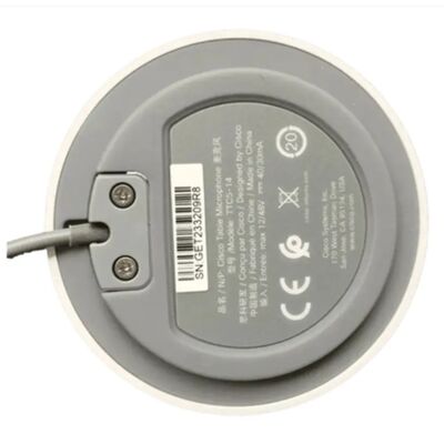 CS-MIC-TABLE-J, microphone de table Cisco, prise 3,5 mm/conception omnidirectionnelle/compacte