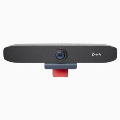 POLY STUDIO P15 : barre vidéo personnelle 4K Ultra HD avec suppression du bruit AI et cadrage automatique