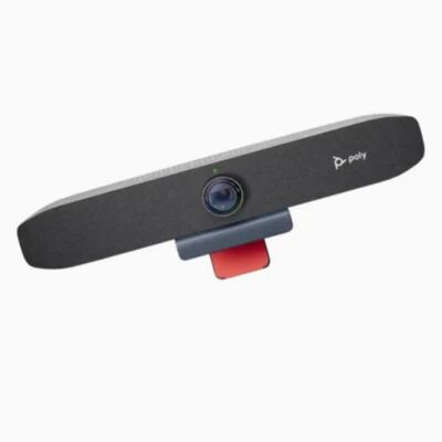 POLY STUDIO P15 : barre vidéo personnelle 4K Ultra HD avec suppression du bruit AI et cadrage automatique