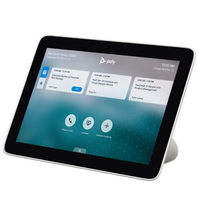 POLY GC8 : Contrôleur tactile HD 8" pour vidéoconférence avec certification USB-C/HDMI et Microsoft Teams