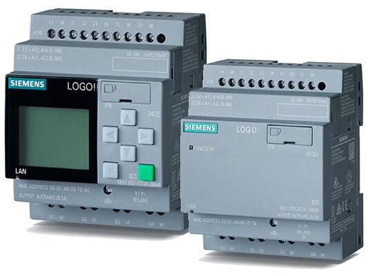 Logo Siemens! 8.3 API (6ED1052-1MD08-0BA1) Unité de base 12/24RCE, 8DI/4DO, Ethernet, affichage