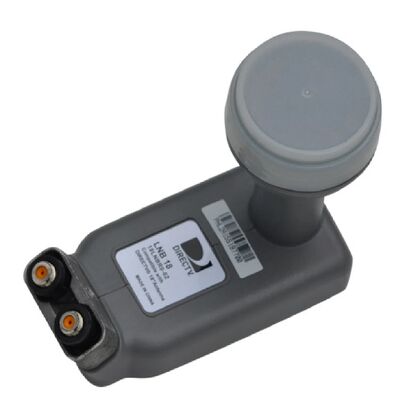 18-lnb: Convertisseur de bloc à faible bruit à double sortie Ku-Band pour antennes spatiales rondes de 18 pouces