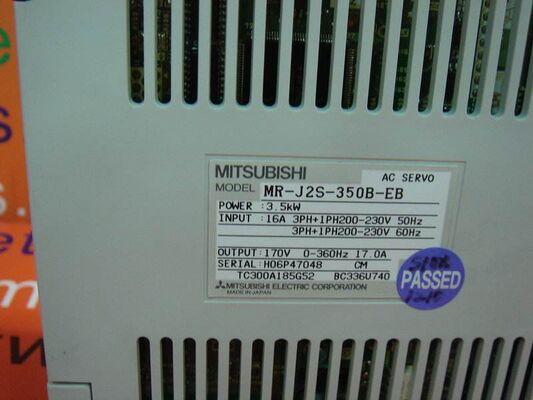 MR-J2S-350B-S041U703 Servomoteur CA 3,5 kW | Composant d'automatisation industrielle Mitsubishi