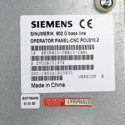 Module de commande CNC Siemens 6FC5610-0BB10-0AA1 SINUMERIK 802D