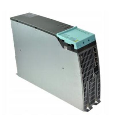 Module à double moteur Siemens 6SL3120-2TE21-8AA3 SINAMICS S120 avec courant de sortie 18A, entrée en courant continu 600V et interface DRIVE-CLiQ