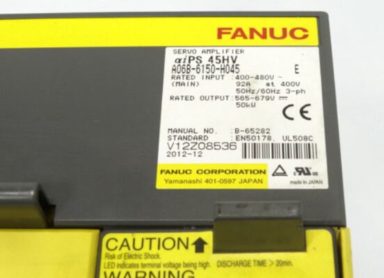 Fanuc A06B-6151-H045 Module amplificateur de broche Alpha i AiSP-45HV