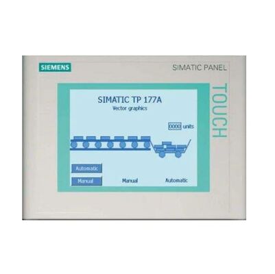 Panneau tactile Siemens SIMATIC HMI TP177A avec écran STN de 5,7 pouces, communication MPI/PROFIBUS DP et protection frontale IP65