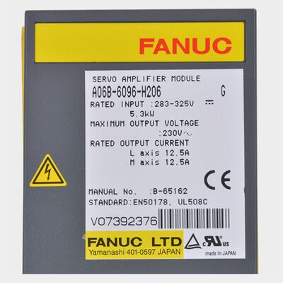 FANUC A06B-6096-H206 Module de servo-amplificateur à double axe avec interface FSSB et puissance de 5,3 kW pour les systèmes CNC