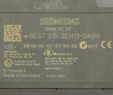 Module contrôleur Siemens 6ES7315-2EH13-0AB0 SIMATIC S7-300 CPU 315-2 PN/DP