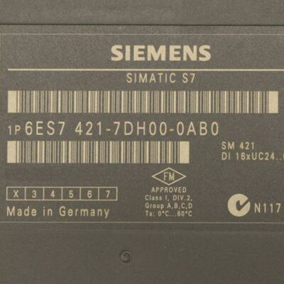 Siemens 6ES7421-7DH00-0AB0 SIMATIC S7-400 SM 421 Module d'entrée numérique