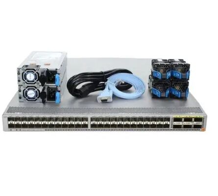 Switch Cisco Nexus 9300 N9K-C9372TX-E avec 48 ports 10G Base-T, 6 ports QSFP+ 40G et débit de 1,44 Tbit/s