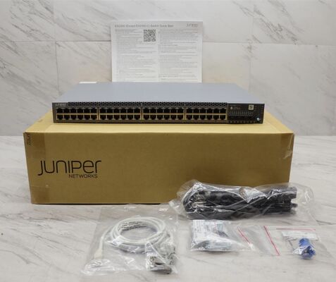 Juniper EX2300-48P 48 ports PoE+ Gigabit Switch, 4×10G SFP+ Uplink, 176Gbps, 130Mpps, 1RU géré