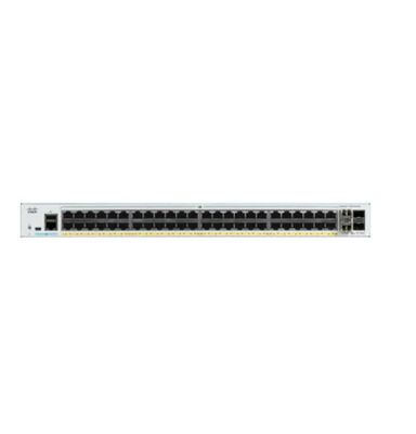 C1000-48P-4X-L Commutateur PoE+ Gigabit géré, Ports PoE 48×1G 4×10G SFP+ Uplinks, Budget PoE 370W pour les entreprises et les PME