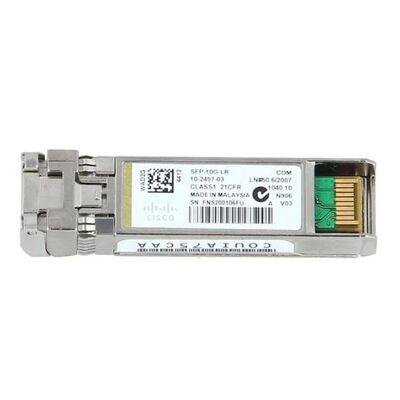 Le module SFP-10G-LR est un module Cisco 10G SFP+ doté d'un écran de 10GBASE-LR/SMF/1310nm.