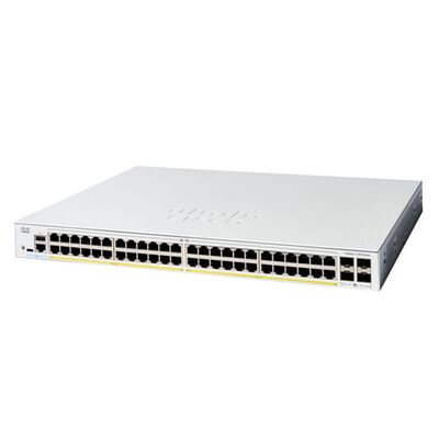 C1300-48P-4X, commutateur Cisco Catalyst 1300, 48x PoE+/370 W, 4x 10G SFP+, montable en rack
