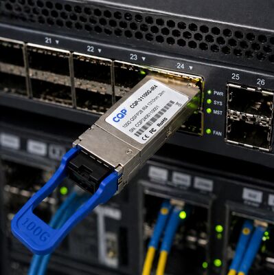 CQP-31100G-IR4 100G QSFP28 IR4 Transceiver Optique | Module LC SMF | Transceiver Optique pour Réseaux Mi-Portée