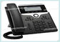 Téléphone blanc et noir 7821 d'IP des couleurs CP-7821-K9 Cisco avec des plusieurs appui de langue