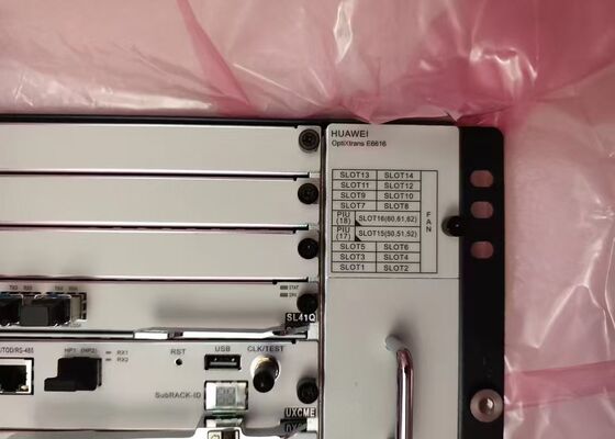 Huawei OptiXtrans E6616 Plateforme de transmission optique intelligente avec des cartes TMB2TPS TMB3SL41009 TMB4EFS801
