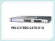 Cisco commutent le commutateur contrôlé par port de WS-C3750G-24TS-S1U 24 Gigabit Ethernet