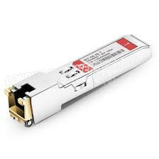 Le module émetteur-récepteur GLC - TE 1000BASE - T SFP prend en charge des longueurs de liaison allant jusqu'à 100 m sur une connexion en cuivre via un connecteur RJ-45