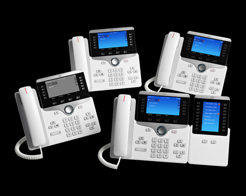 8800 téléphone d'IP de la série 8811 avec la couleur noire de connectivité de réseau Ethernet