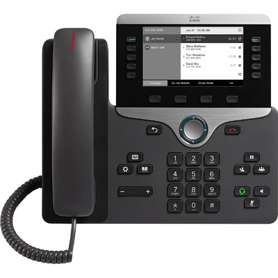 Téléphone 480 d'IP de CP-8845-K9 Cisco x 272 Ethernet de la résolution 10/100/1000 avec des codec de voix de G.729ab