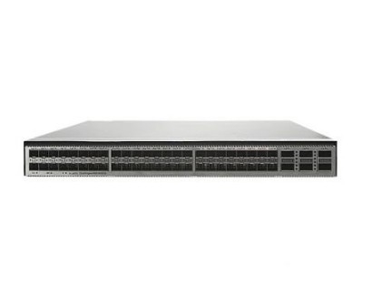 Le système de commutation est équipé d'un interrupteur CE6881-48S6CQ-B (48*10G SFP+, 6*100G QSFP28, 2*alimentation CA, entrée d'air côté port)