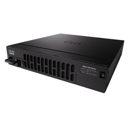 ISR4351-SEC/K9 200Mbps-400Mbps Débit du système 3 ports WAN/LAN 3 ports SFP CPU multi-cœur 2 fentes de module de service