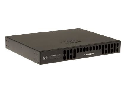 ISR4221-SEC/K9 35Mbps-75Mbps Débit du système 2 ports WAN/LAN 1 port SFP CPU multi-cœur 2 NIM SEC Bundle avec SEC L
